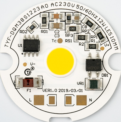 3000K AC CRI80 COB LED Module Driverless Bridgelux 220V 20W For Downlight