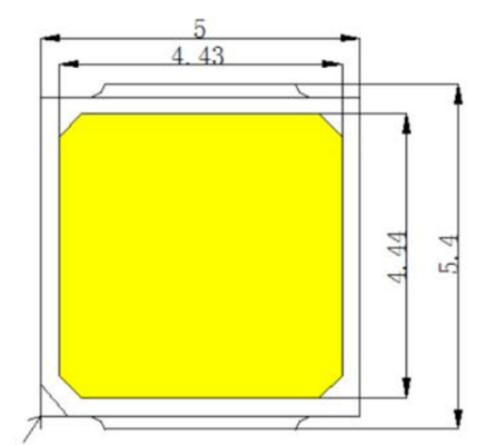 175lm/W 4000K 210lm/W SMD 5050 Chip Led 3V 1W 2W For UFO Light