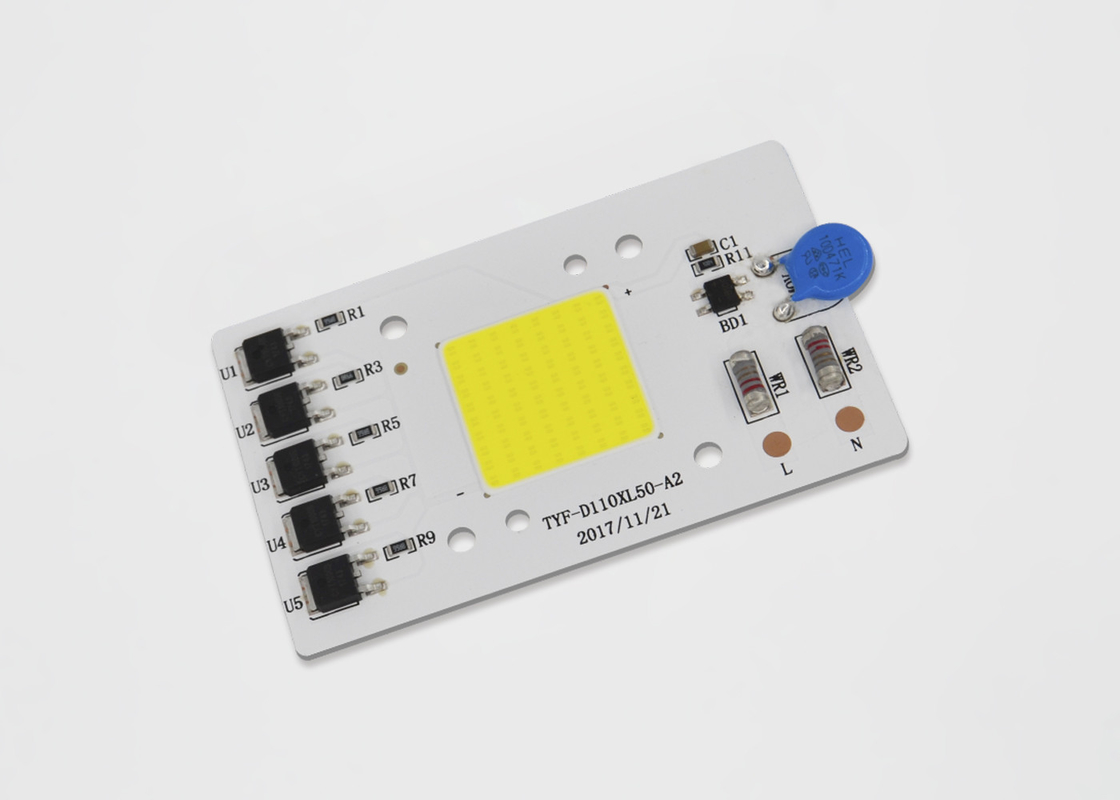 COB Driverless AC LED Module 52*84mm Dim For High Bay Light Long Lifespan